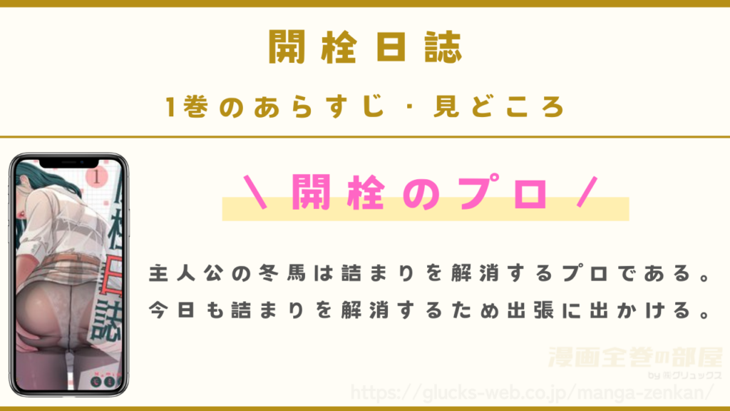 『開栓日誌』1巻のあらすじ・見どころ