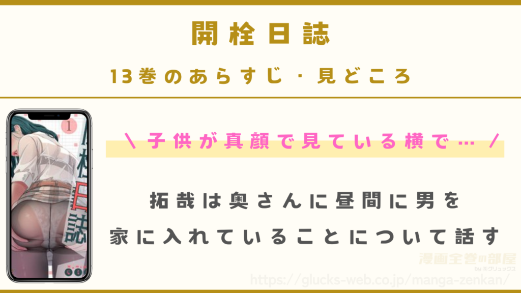 『開栓日誌』13巻のあらすじ・見どころ