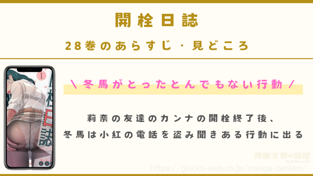 『開栓日誌』28巻(最新刊)のあらすじ・見どころ