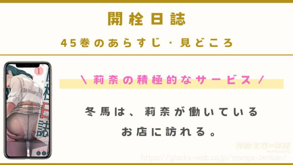 『開栓日誌』45巻（最新刊）のあらすじ・見どころ