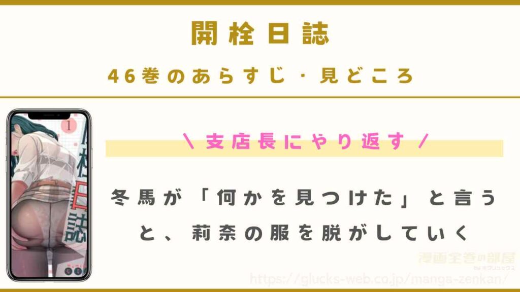 『開栓日誌』46巻のあらすじ・見どころ