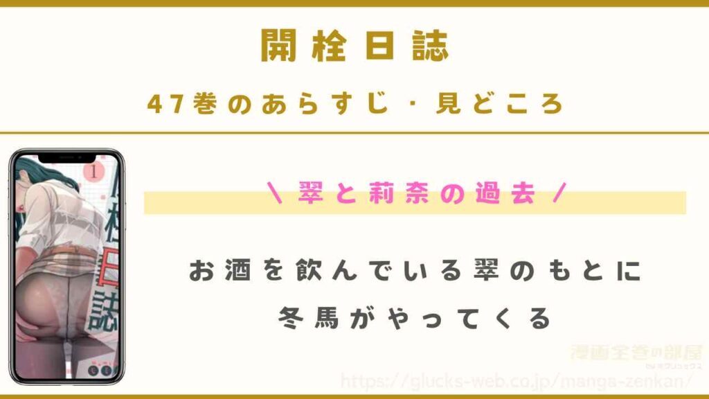 『開栓日誌』47巻のあらすじ・見どころ