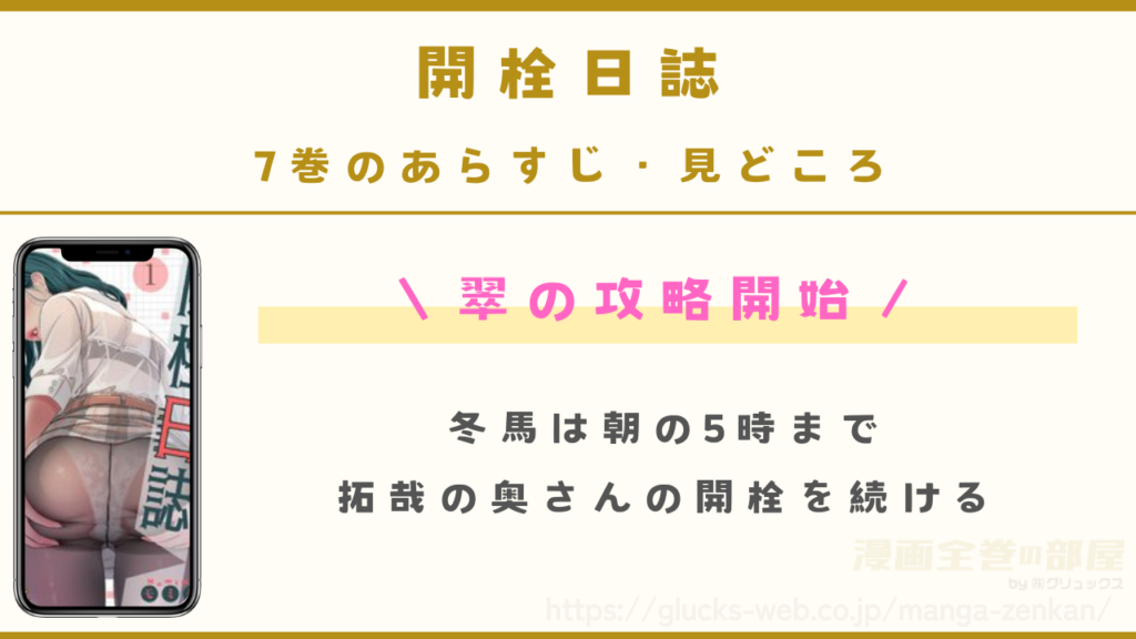 『開栓日誌』7巻のあらすじ・見どころ