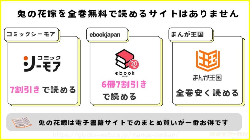 漫画｜鬼の花嫁を全巻無料で読める電子書籍サイトを調査