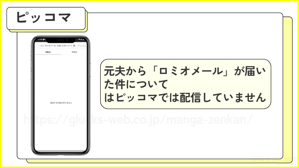 ピッコマ｜元夫から「ロミオメール」が届いた件について