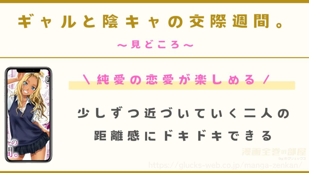 漫画『ギャルと陰キャの交際週間。』の見どころ