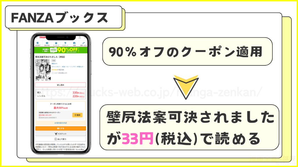 FANZAブックス｜壁尻法案可決されましたが33円（税込）で読める