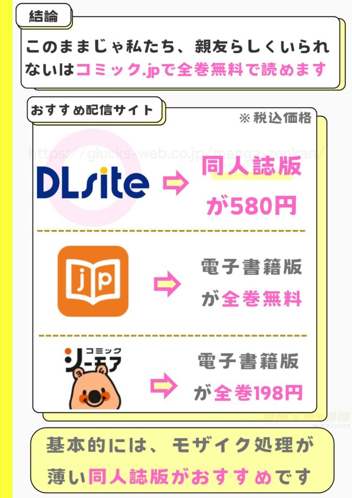 このままじゃ私たち、親友らしくいられない