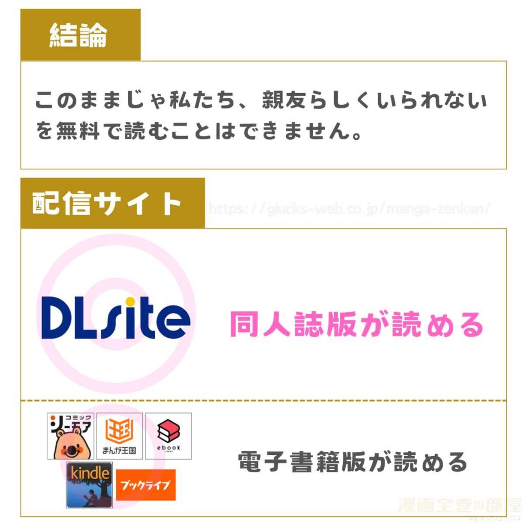 このままじゃ私たち、親友らしくいられない