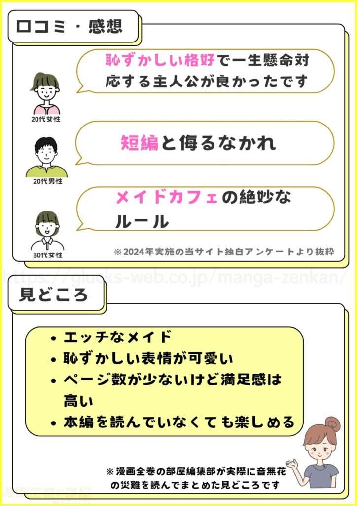 漫画「音無花の災難」の口コミ・感想レビューと見どころ