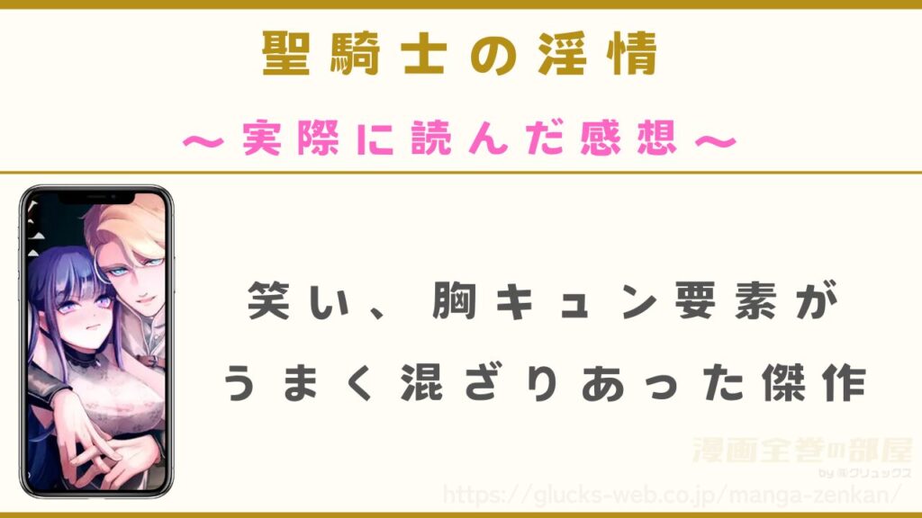 聖騎士の淫情を実際に読んだ感想