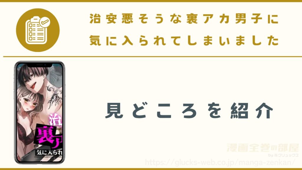 漫画『治安悪そうな裏アカ男子に気に入られてしまいました』の見どころ