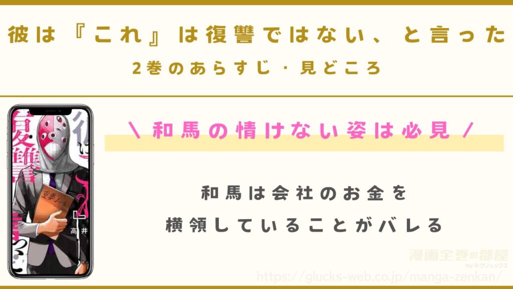 『彼は『これ』は復讐ではない、と言った』2巻のあらすじ・見どころ