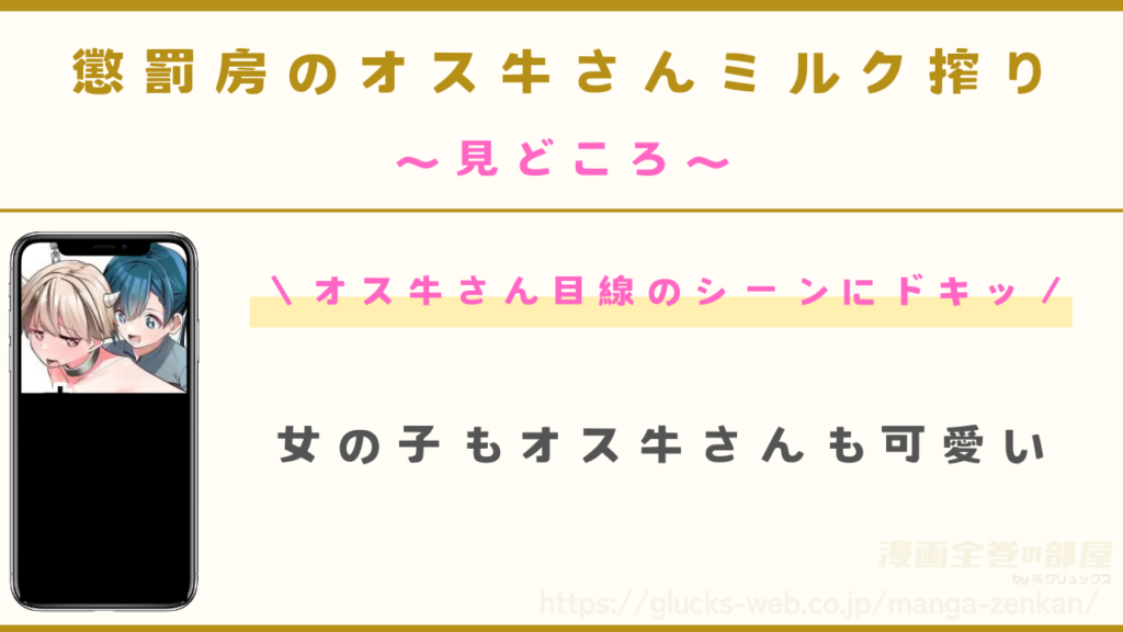 漫画「懲罰房のオス牛さんミルク搾り」を実際に読んでわかった見どころ