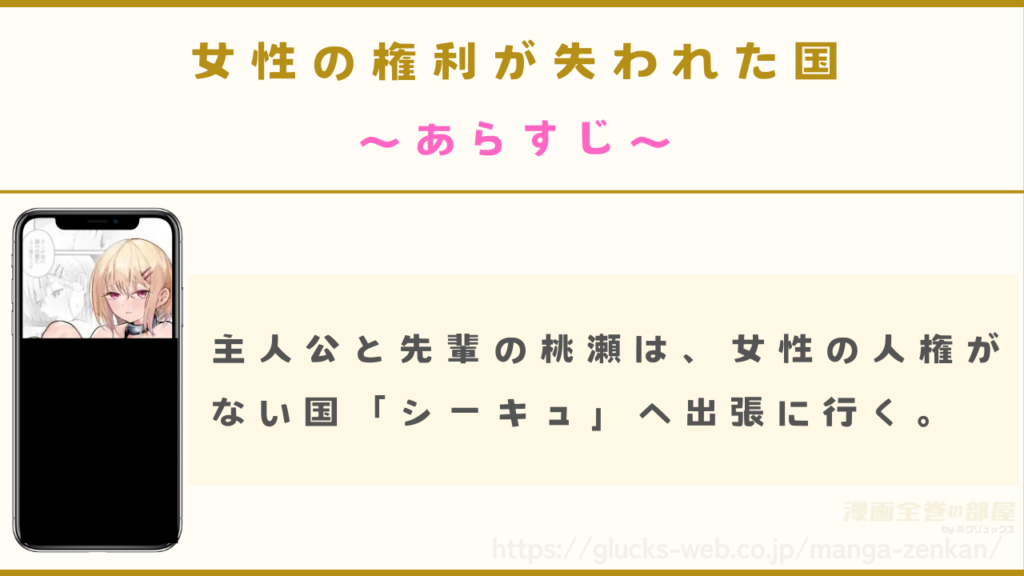 漫画『女性の権利が失われた国』のあらすじ