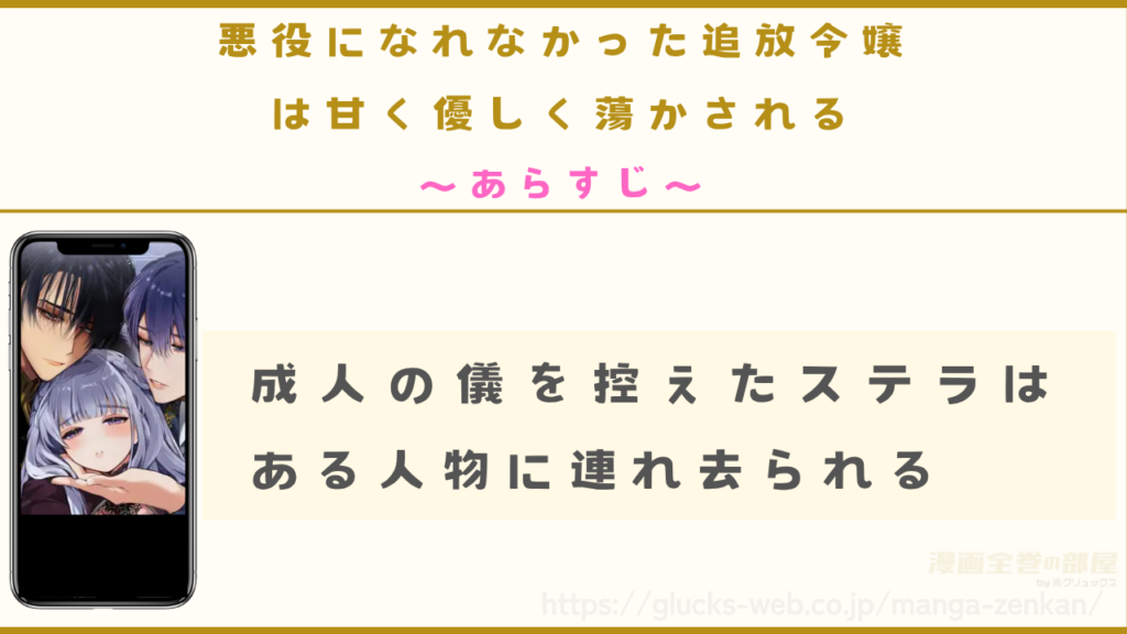 漫画『悪役になれなかった追放令嬢は甘く優しく蕩かされる~呪術師とふたりきり、溺愛の10日間。~』のあらすじ