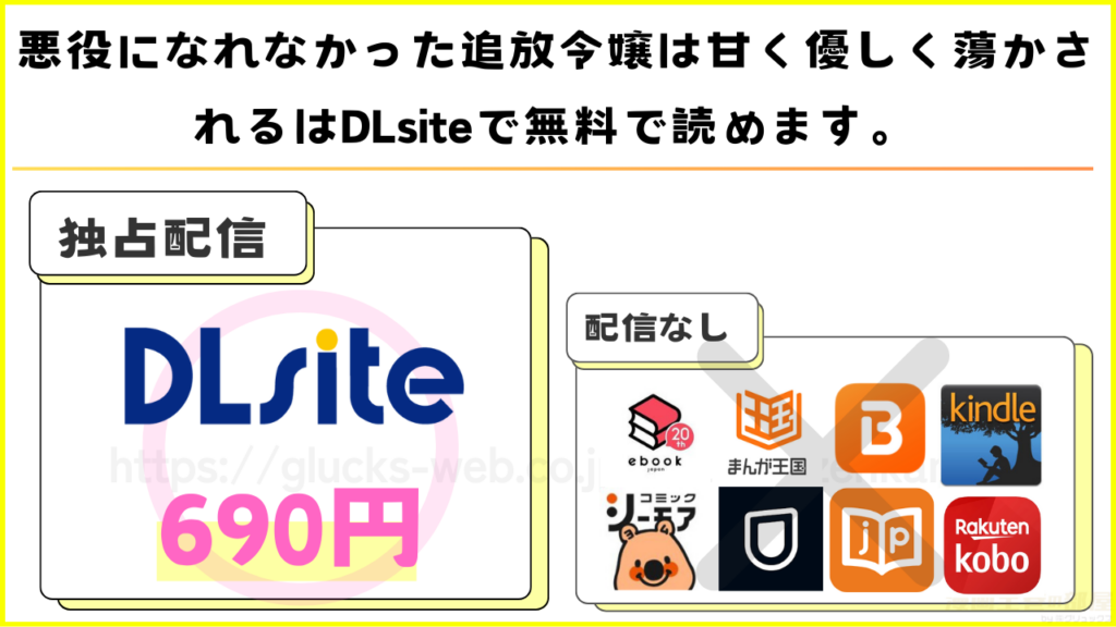 悪役になれなかった追放令嬢は甘く優しく蕩かされる～呪術師とふたりきり、溺愛の10日間。～を無料で読めるサイトやアプリを調査