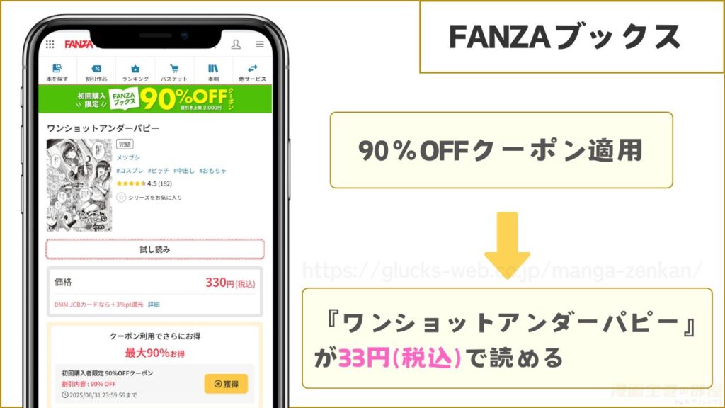 FANZAブックス|『ワンショットアンダーパピー』が33円で読める