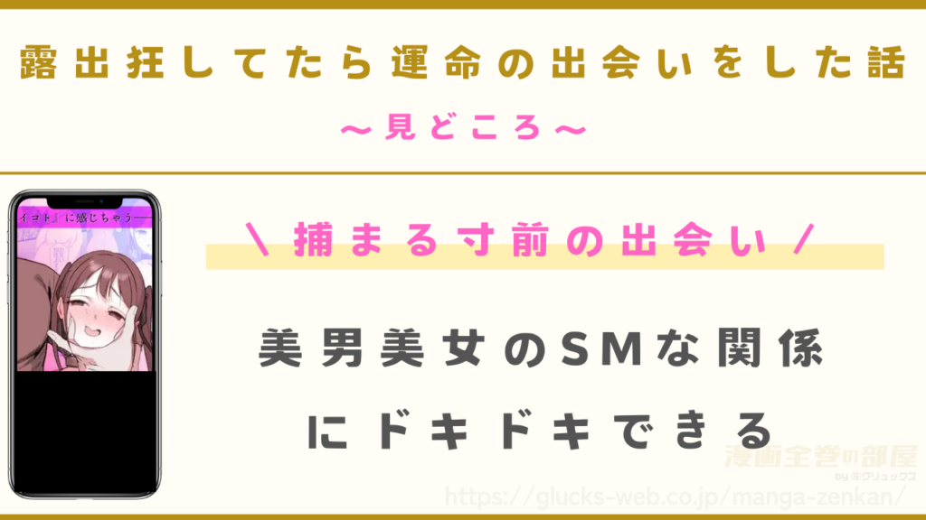 漫画『露出狂してたら運命の出会いをした話』の見どころ