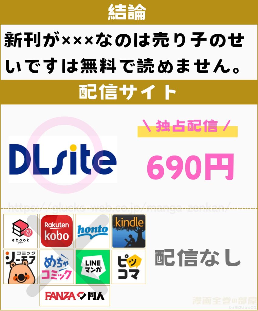 「新刊が×××なのは売り子のせいです」　無料