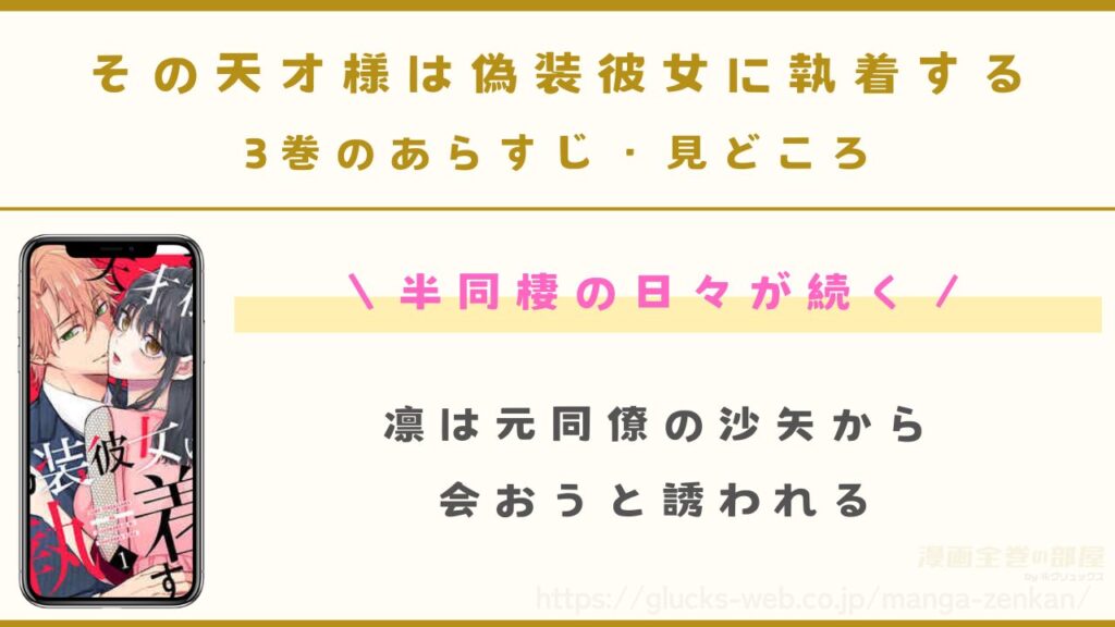 『その天才様は偽装彼女に執着する』3巻のあらすじ・見どころ