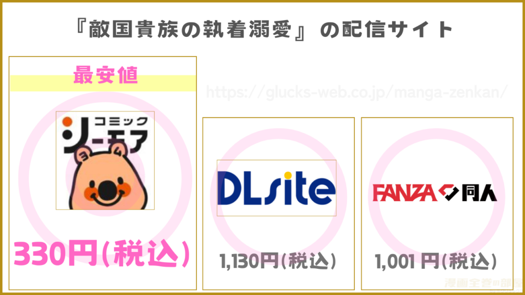 漫画|敵国貴族の執着溺愛を安く読めるサイトやアプリを調査