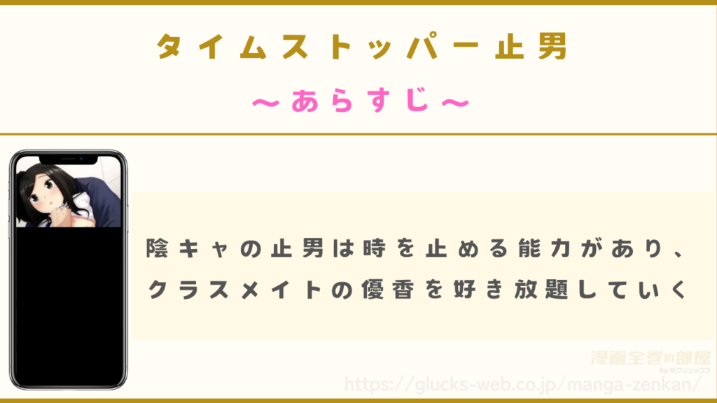 漫画『タイムストッパー止男』のあらすじ