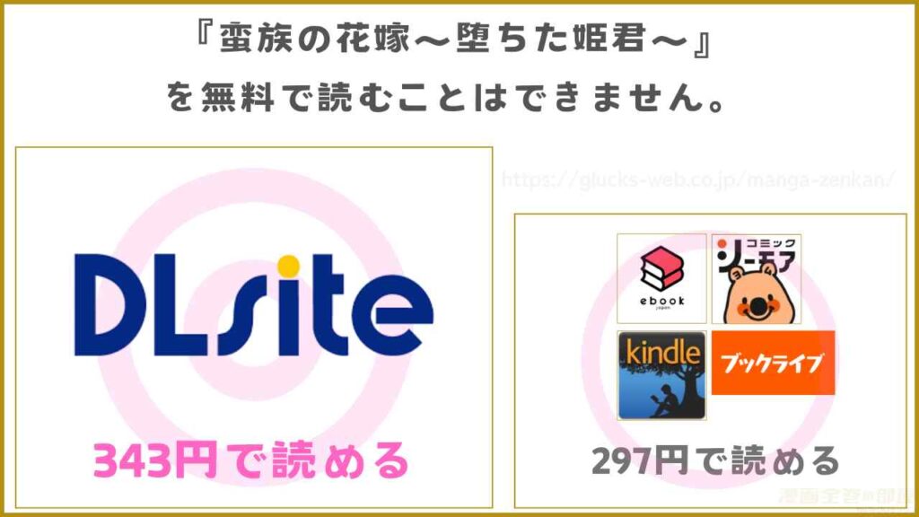漫画『蛮族の花嫁~堕ちた姫君~』を無料で読めるサイトやアプリはある?