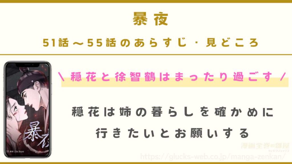 『暴夜』51話~55話のあらすじ・見どころ