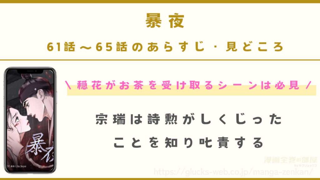『暴夜』61話~65話のあらすじ・見どころ
