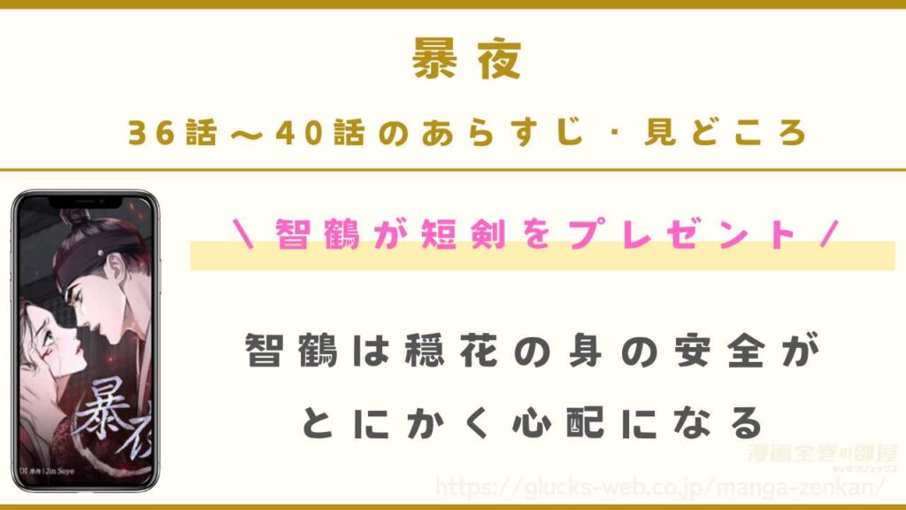 『暴夜』36話~40話のあらすじ・見どころ