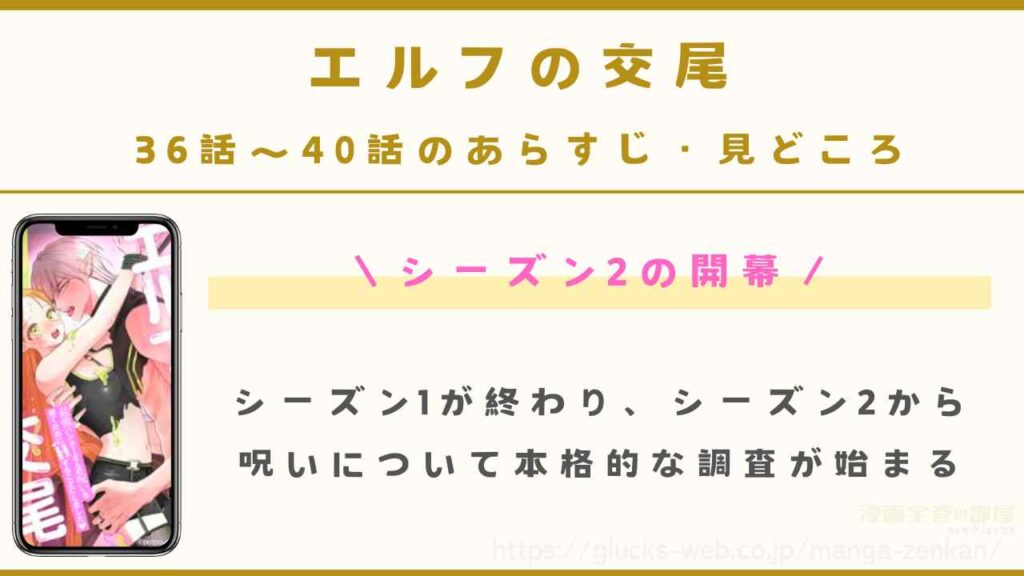 『エルフの交尾』36話～40話のあらすじ・見どころ