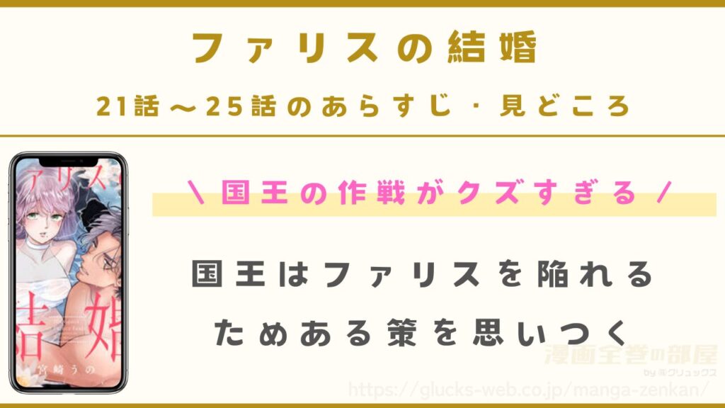 『ファリスの結婚』21話〜25話のあらすじ・見どころ