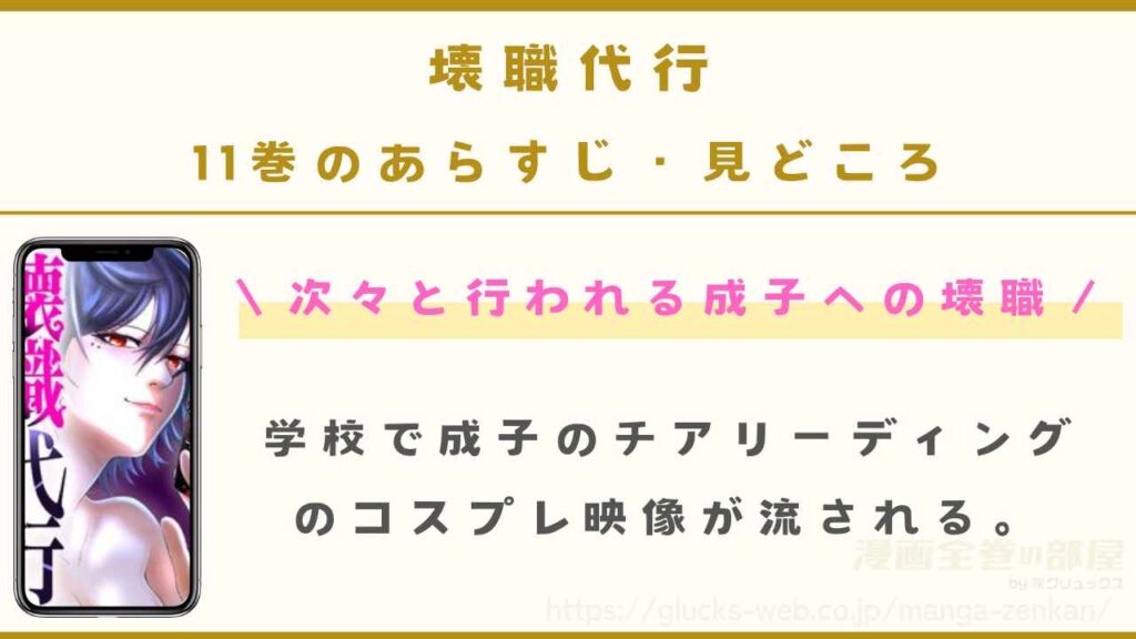 漫画｜壊職代行の11巻あらすじ・見どころ