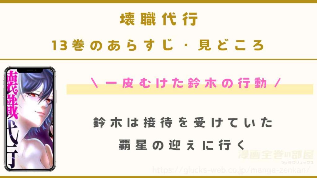 漫画｜壊職代行の13巻あらすじ・見どころ