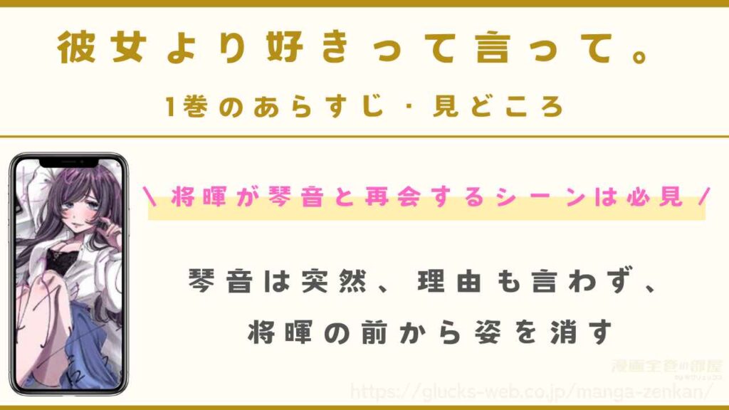 『彼女より好きって言って。』1巻のあらすじ・見どころ