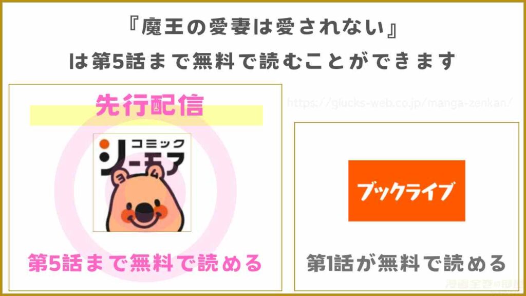 漫画『魔王の愛妻は愛されない』を無料で読めるサイトやアプリを調査