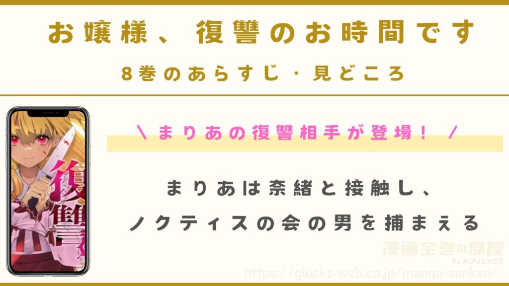 『お嬢様、復讐のお時間です』8巻のあらすじ・見どころ
