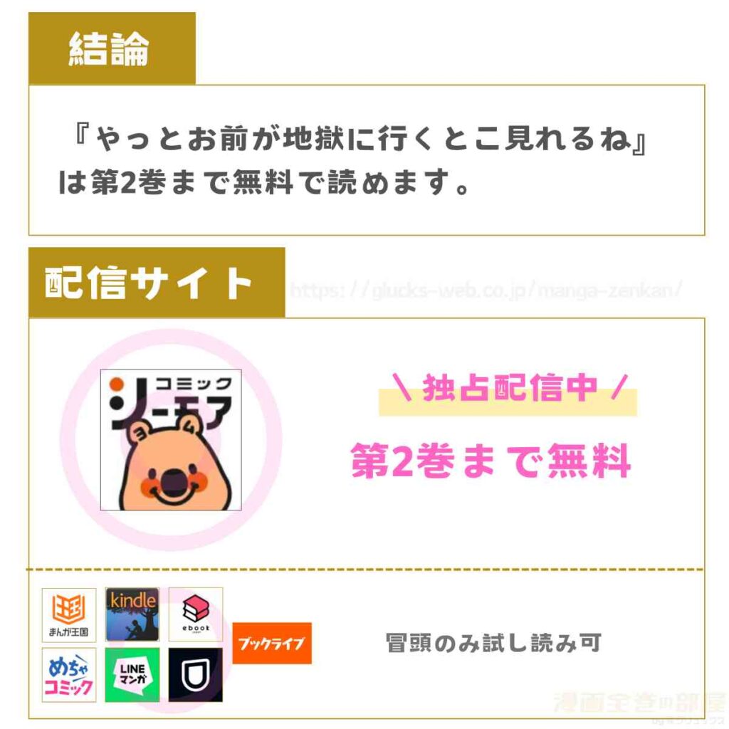 やっとお前が地獄に行くとこ見れるね