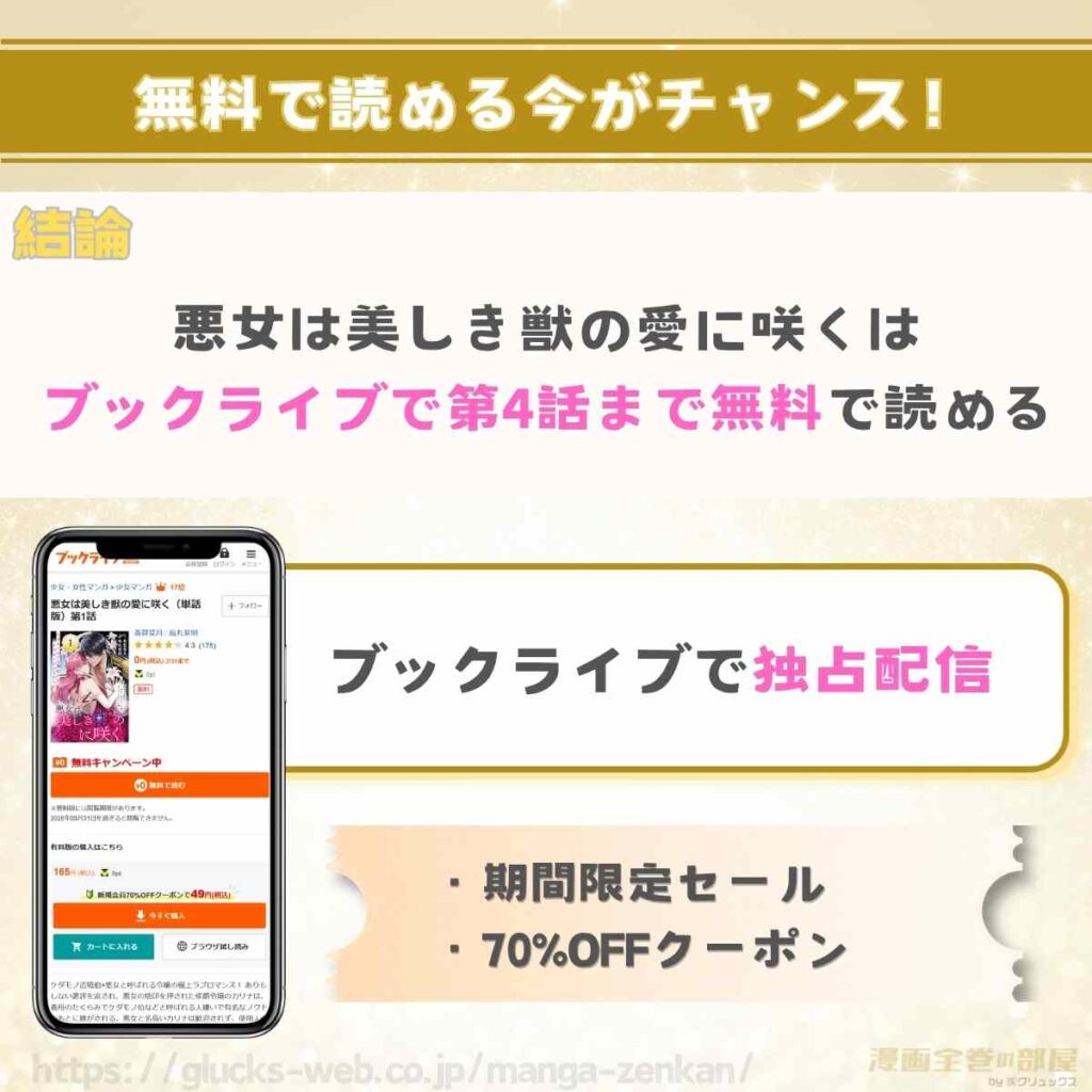 悪女は美しき獣の愛に咲く