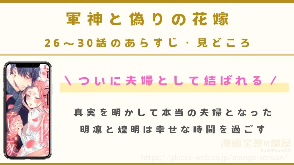 『軍神と偽りの花嫁』26話~30話のあらすじ・見どころ