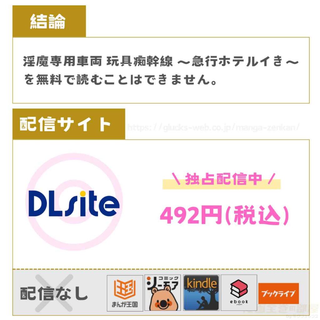 淫魔専用車両 玩具痴幹線 ～急行ホテルイき～