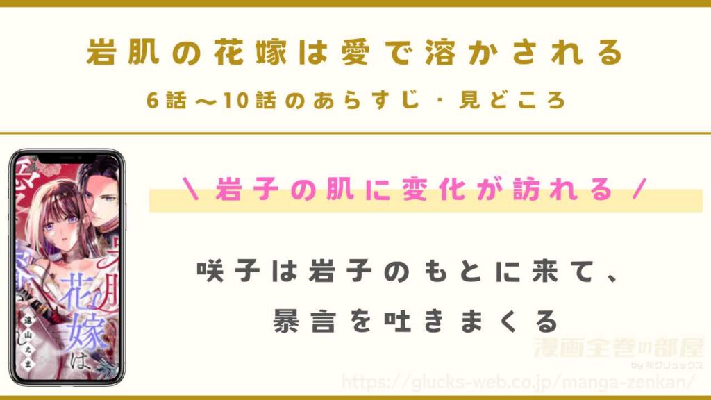 『岩肌の花嫁は愛で溶かされる』6話～10話のあらすじ・見どころ