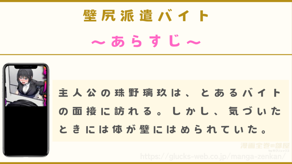 漫画『壁尻派遣バイト』のあらすじ