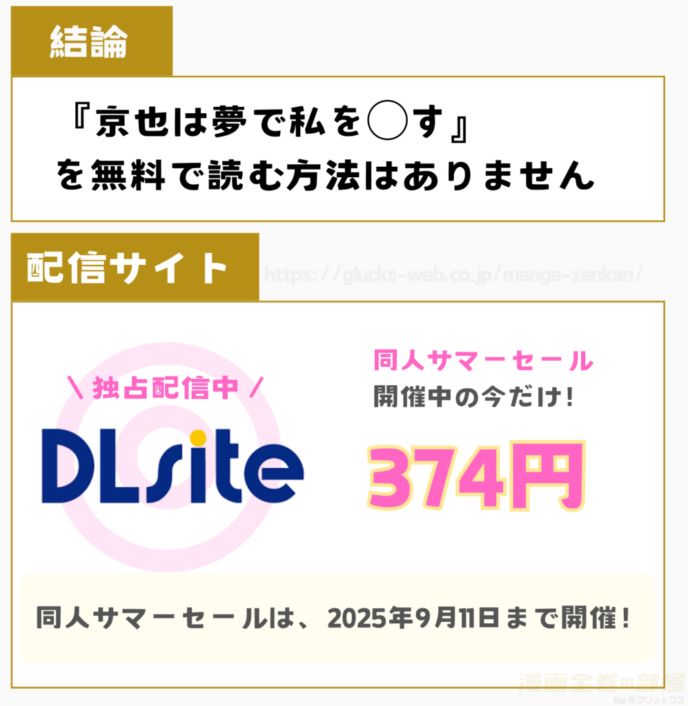 京也は夢で私を○す