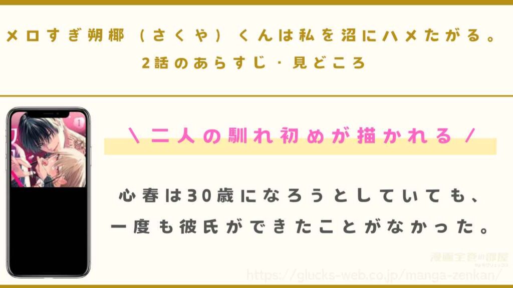 『メロすぎ朔椰（さくや）くんは私を沼にハメたがる。』2話のあらすじ・見どころ