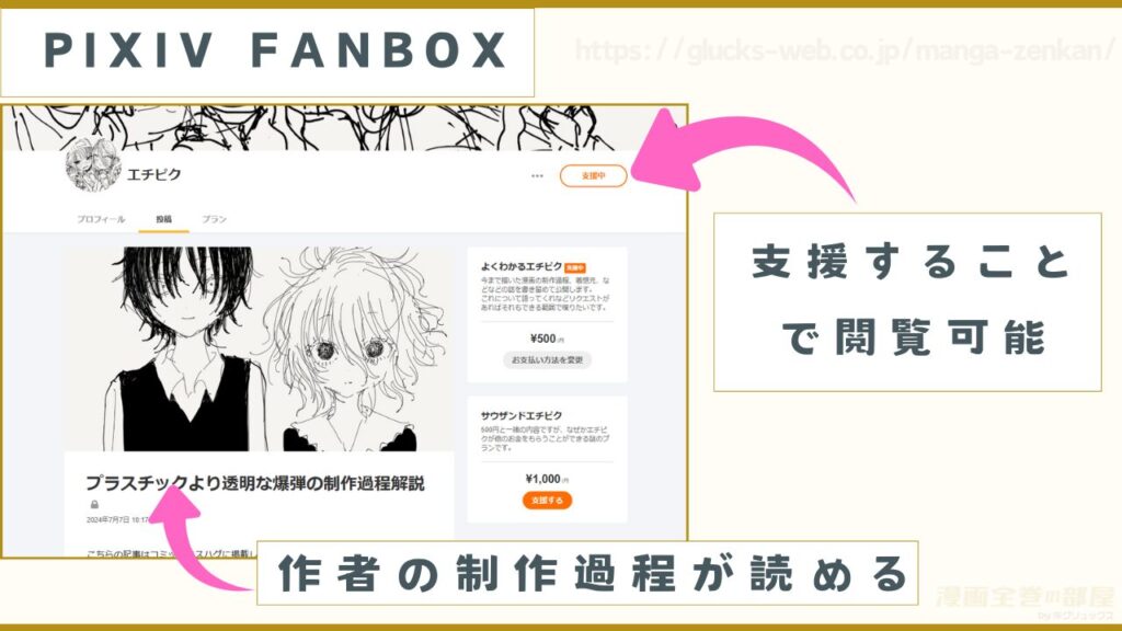 PIXIV FANBOX プラスチックより透明な爆弾