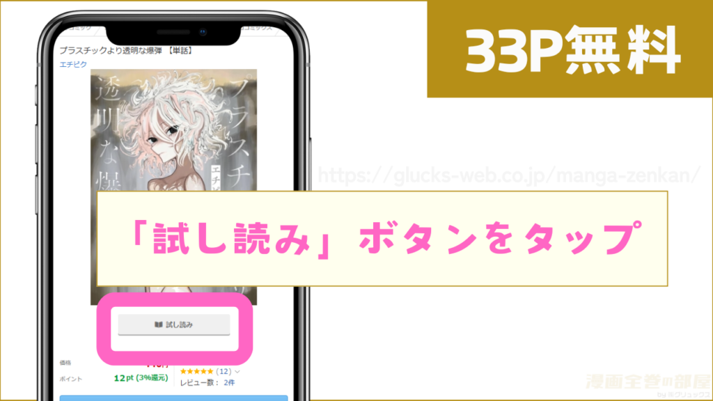 33ページ分を無料で試し読みする方法