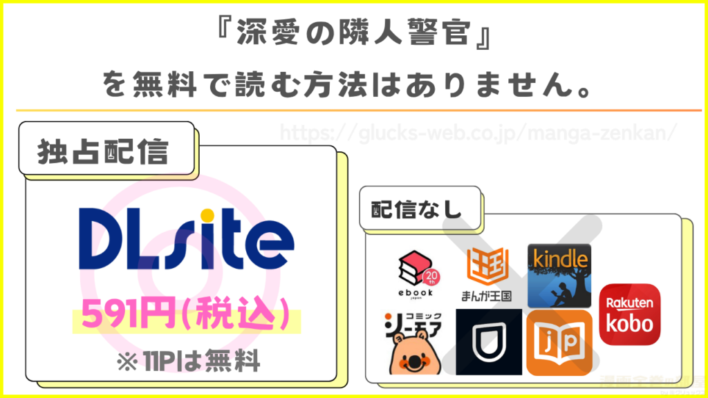 漫画『深愛の隣人警官~檻の中の妻は抱かれ続けてNTRれる~』を無料で読めるサイトやアプリは現在無い