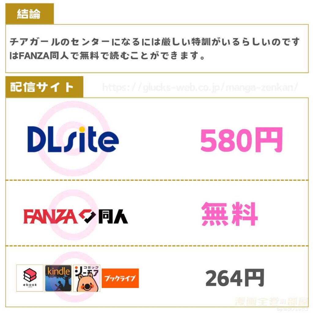 チアガールのセンターになるには厳しい特訓がいるらしいのです
